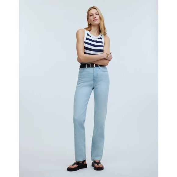 Madewell The Taller '90s Straight Jean Blue TL26 NWT - Picture 1 of 5